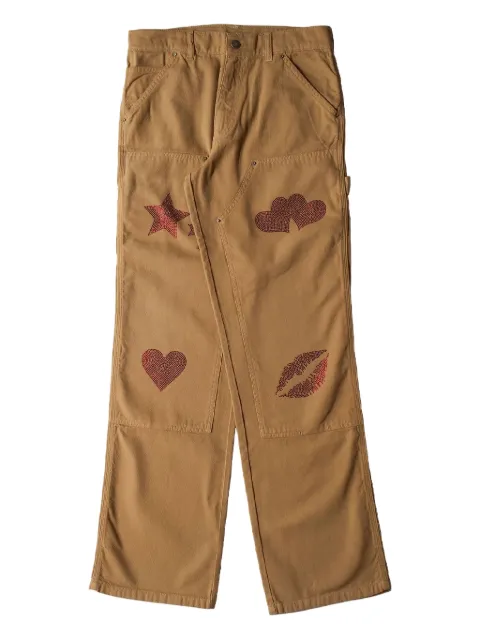 Sky High Farm SH4U Double Knee trousers Brown SHF06P003