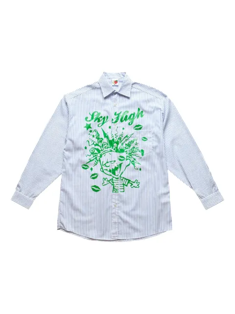 Sky High Farm Mindblown shirt Blue SHF06B006