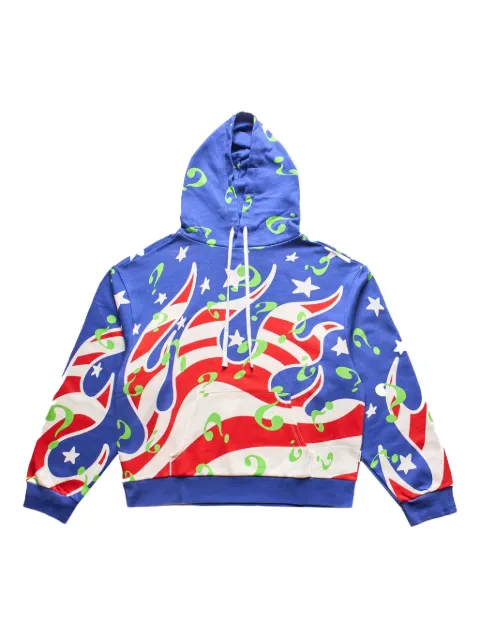 Sky High Farm Flame "Blue" hoodie Blue SHF05T029