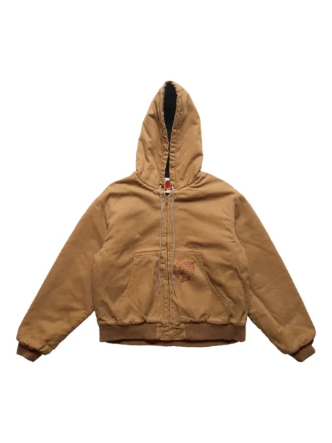 Sky High Farm SH4U hooded jacket Brown SHF06J003