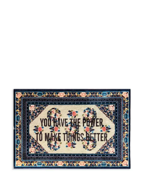Seletti You Have The Power rug Blue 18228