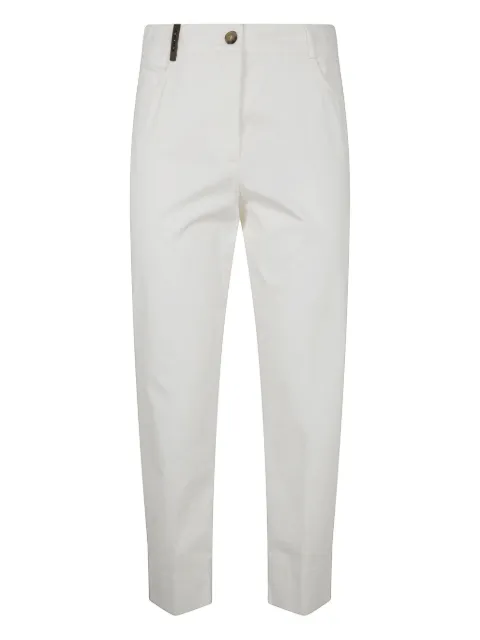 Peserico tapered trousers White P0485501964