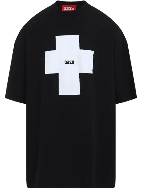 032c organic cotton t-shirt Black S25URC0152050