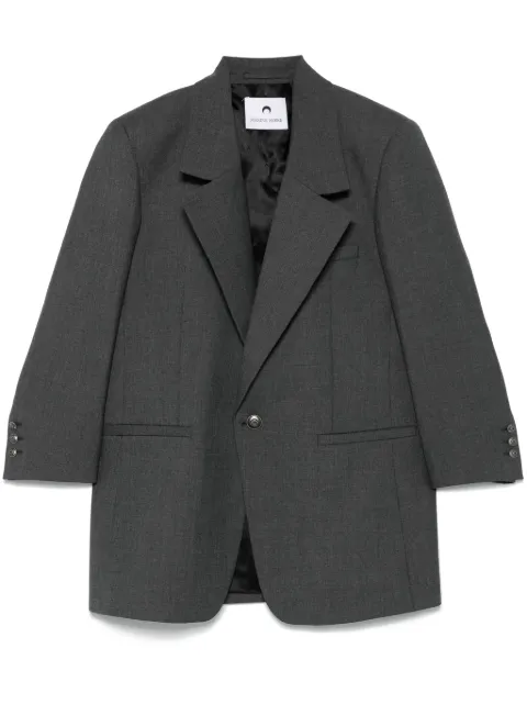 Marine Serre tailored blazer Grey UJA066ADWOV0057