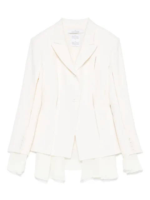 Rokh cut-out layered blazer Neutrals R5CA170PM