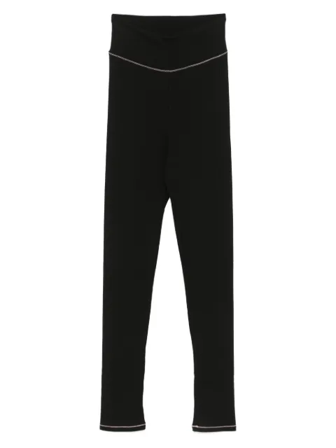 Repetto ribbed leggings Black S0551