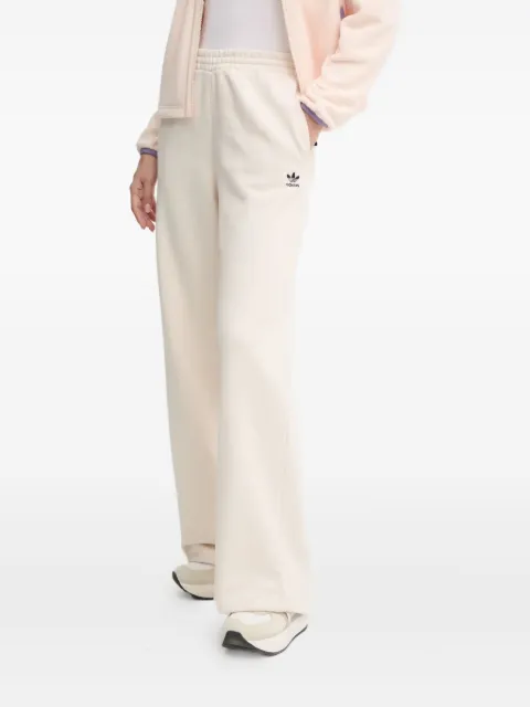 adidas logo-embroidered track pants White JN3027