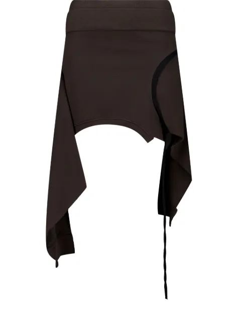Ottolinger Upside Down mini skirt Brown 11530091502