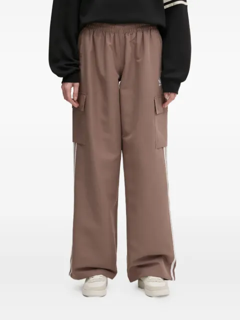adidas 3-stripe logo track pants Brown JC8138