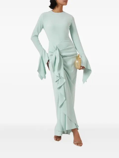 Solace London Della maxi dress Green OS43040