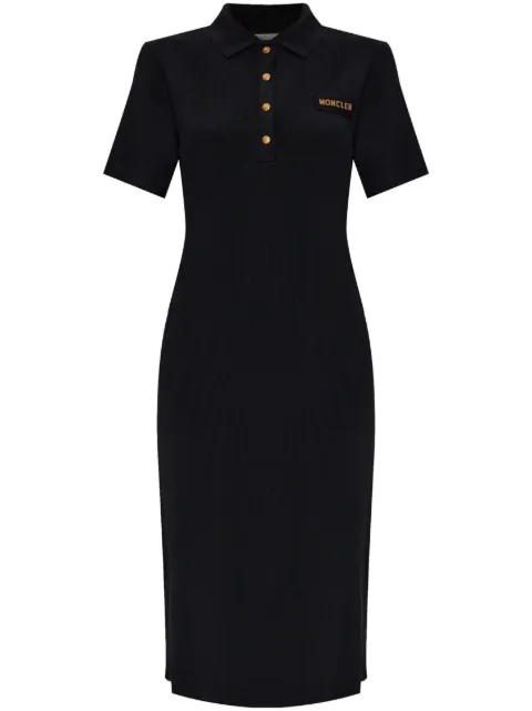 Moncler polo midi dress Black K10938I0002389AYT