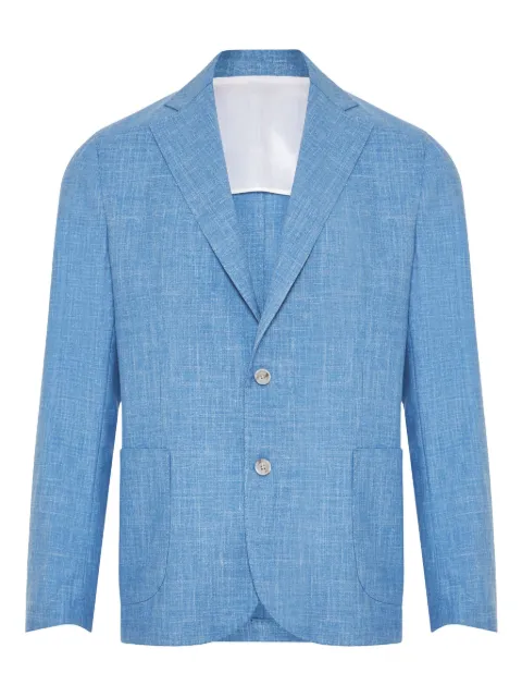 Barba single-breasted blazer Blue EJ48007