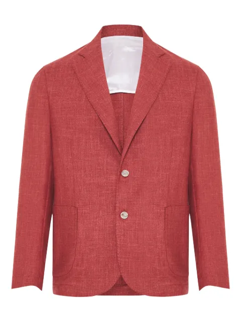 Barba single-breasted blazer Red EJ48007