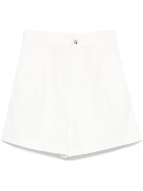 LIU JO pleat-detail shorts White WA5441T4282