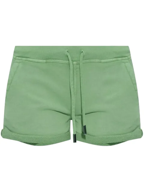 DSQUARED2 rolled-hem drawstring shorts Green S72MU0530S25539
