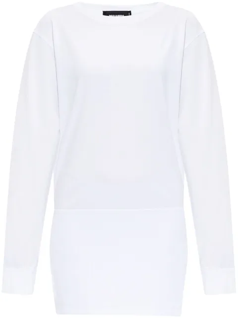 DSQUARED2 text-print dress White S72CV0623D20020