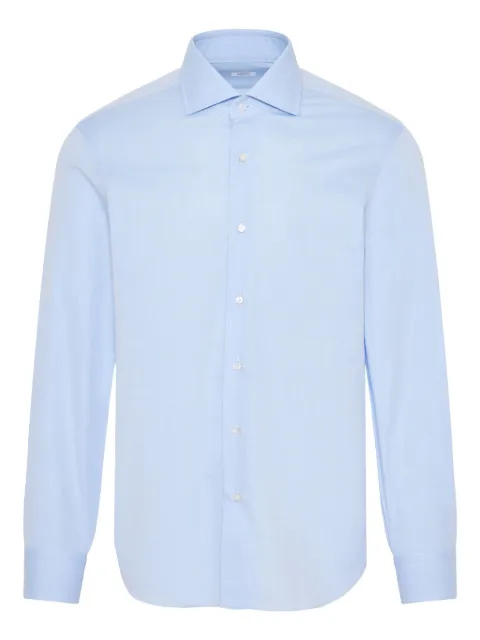 Barba cotton shirt Blue D2U13P0147080U