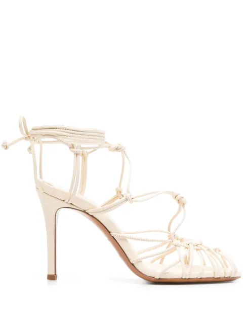 Forte Forte 95mm slender-heel sandals White 13690MYSHOES