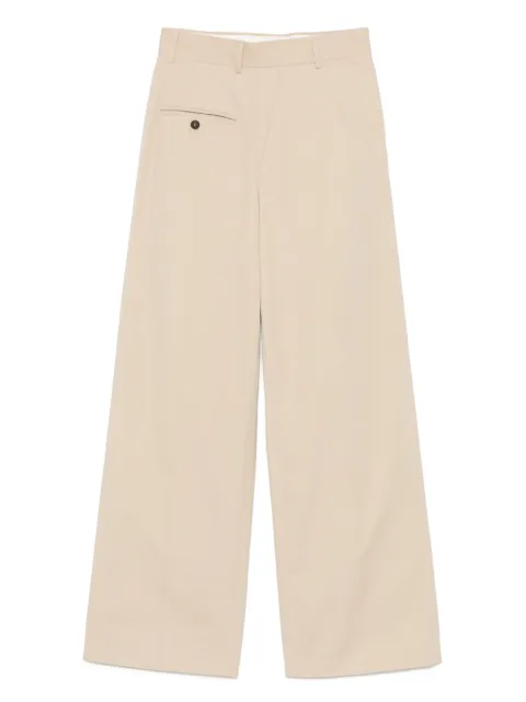 MM6 Maison Margiela deconstructed trousers Neutrals S52KA0516M35148