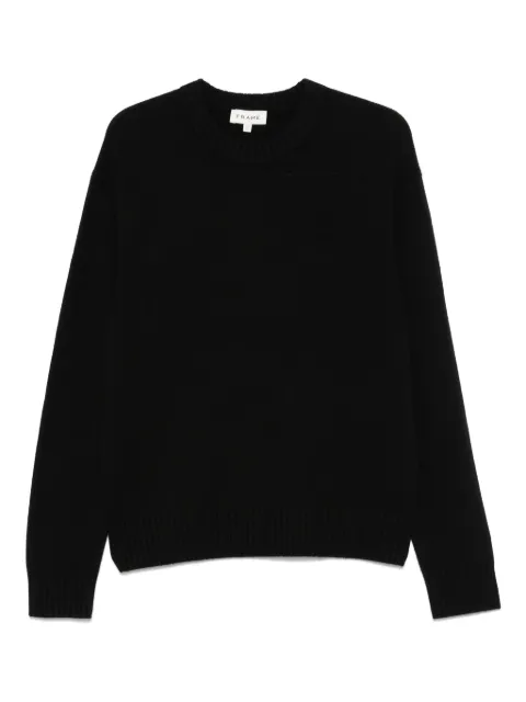 FRAME cashmere crew-neck sweater Black LMSW0088