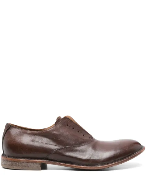 Moma leather oxford shoes Brown 14503APEP