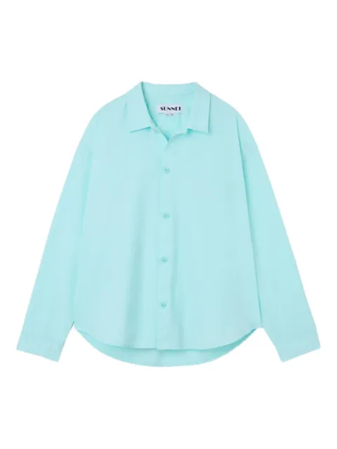 Sunnei cotton shirt Blue RTWXSHR050POP0148306ISLANDPARADISE