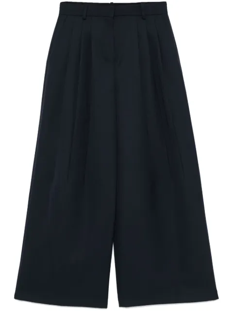 Theory tapered high-waisted trousers Blue P0201208