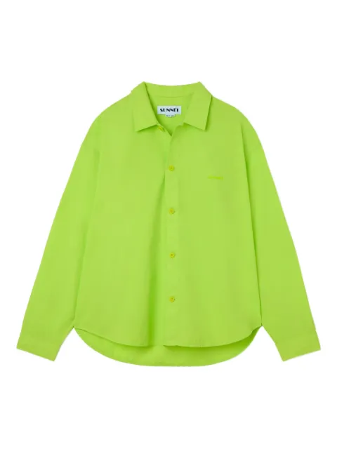 Sunnei cotton shirt Green RTWXSHR050POP0148304ACIDLIME