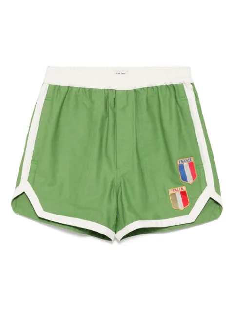 BODE Euro gym shorts Green MRS25BT066GRN