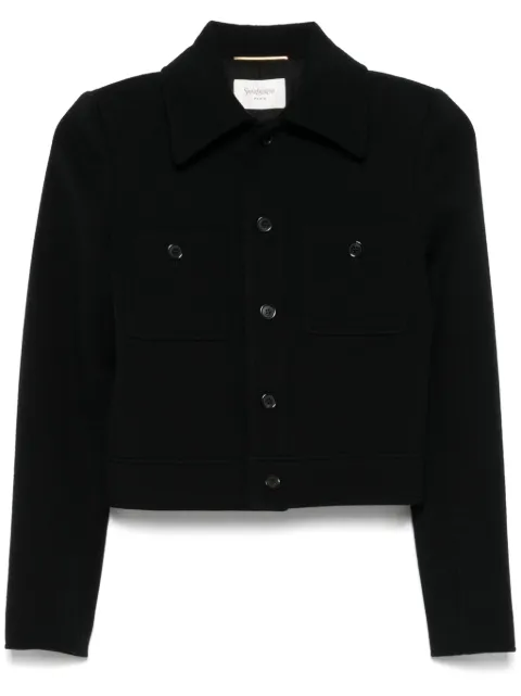 Saint Laurent cropped jacket Black 822169Y288V