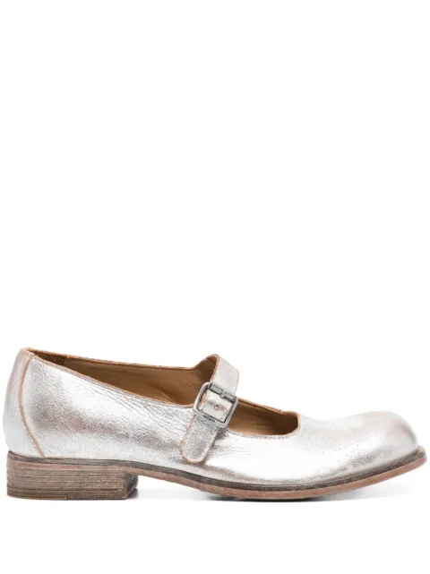 Moma Pigalle flats Silver 45501LPIX
