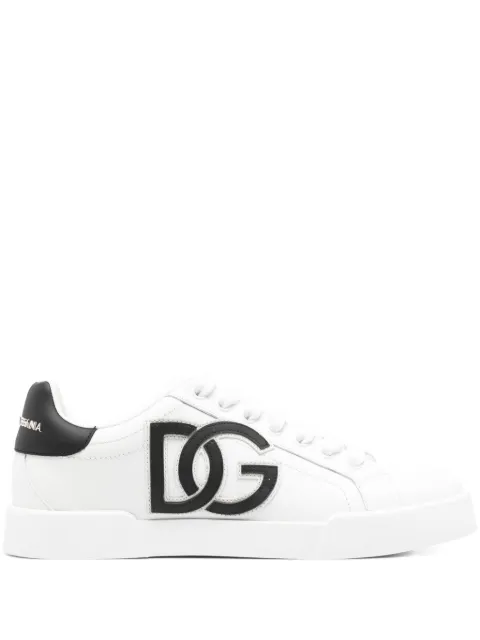 Dolce & Gabbana logo-patch sneakers White CK2331AC330