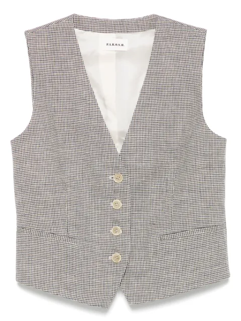P.A.R.O.S.H. Bambu waistcoat Neutrals BAMBUD410041