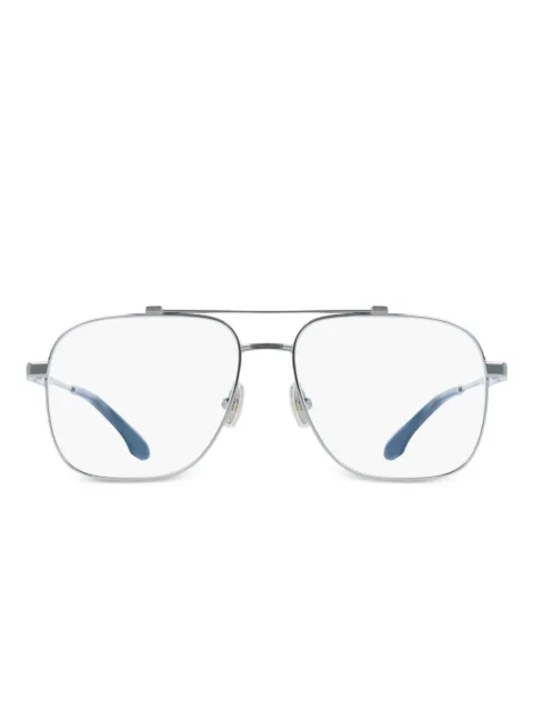 Victoria Beckham Eyewear pilot-frame glasses Silver VB2138