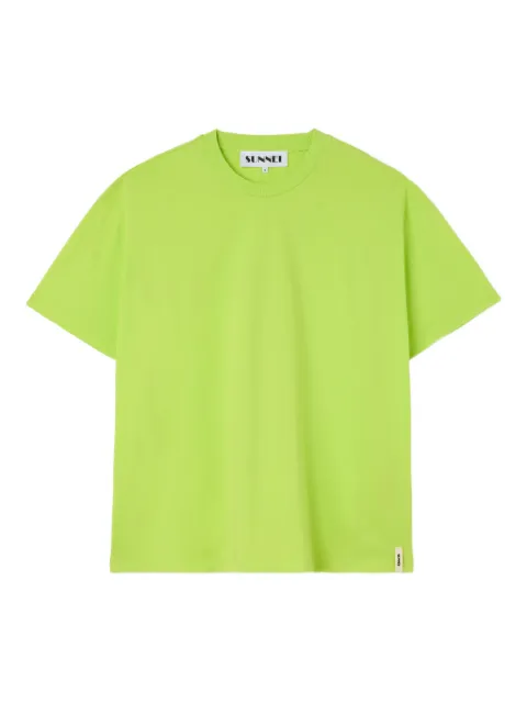 Sunnei cotton t-shirt Green RTWXJER023JER0128304ACIDLIME