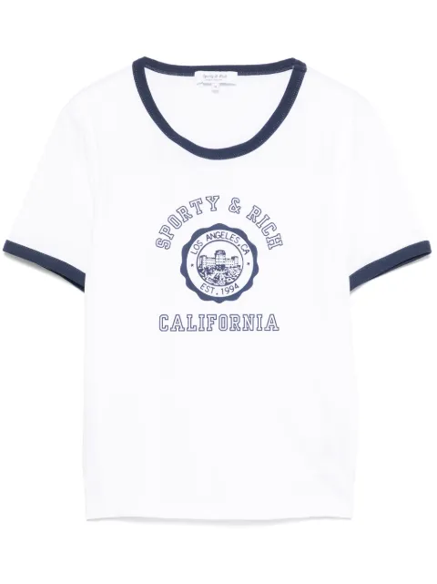 Sporty & Rich California Emblem T-shirt White TO073606205