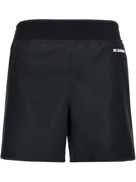 Jil Sander logo-detail shorts Black J40KA0260JTN158