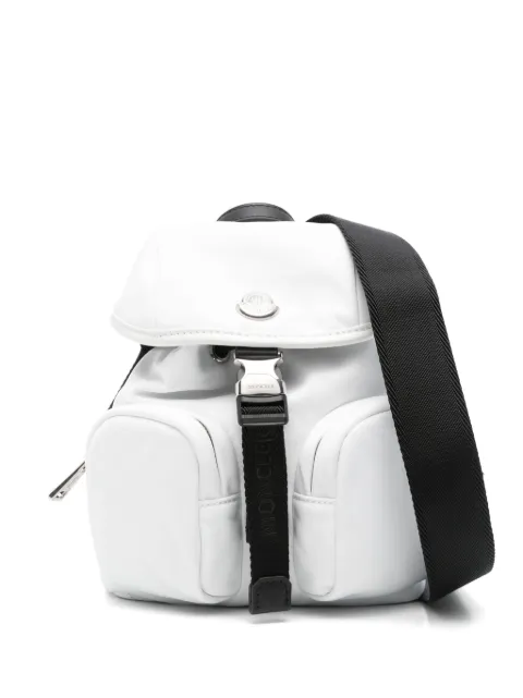 Moncler mini Trick water-repellent crossbody bag White L109B5A00003M6980