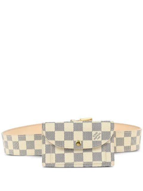 Louis Vuitton Pre-Owned 2011 Ceinture Pochette Solo belt bag White M9835