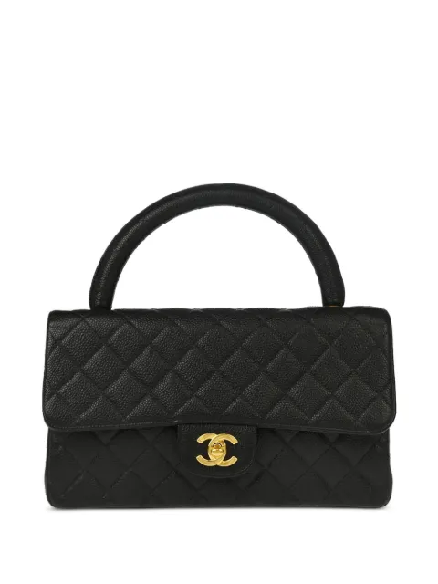 CHANEL Pre-Owned 1997 diamond-quilted handbag Black 4785767