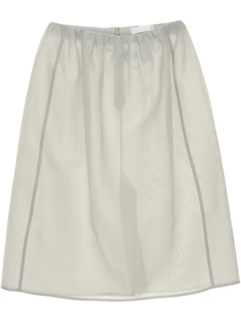 Amomento shirring skirt Neutrals AM25SSW02SK