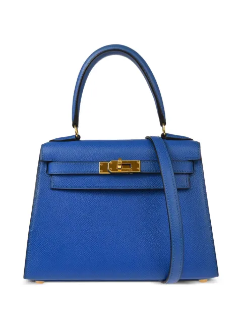 Hermès Pre-Owned 1996 mini Kelly 20 two-way handbag Blue DIZN