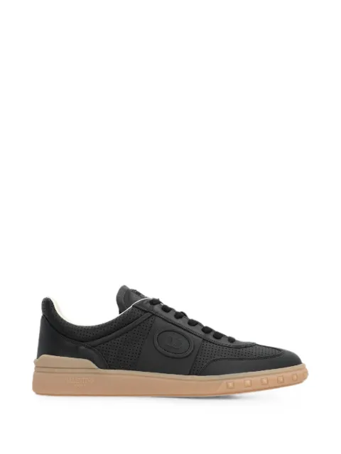Valentino Garavani Upvillage low-top perforated nappa leather sneakers Black YS0H77TFT