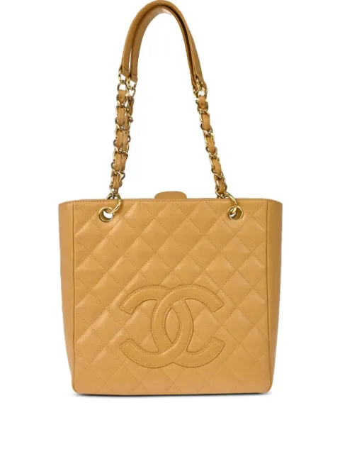 CHANEL Pre-Owned 2003 Petite Shopping tote bag Neutrals 8780289
