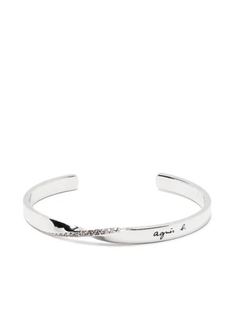agnès b. narrative couple bracelet Silver BO23H922