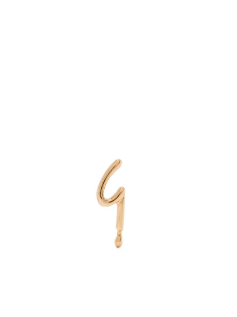 agnès b. logo earring Gold EI19H925