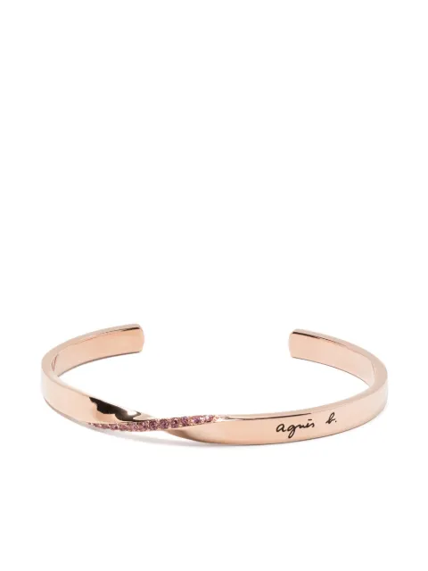 agnès b. narrative couple bracelet Pink BO23H922