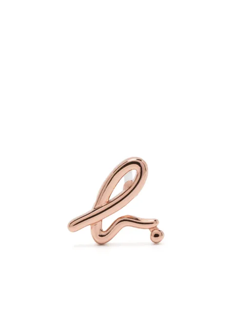 agnès b. logo earring Pink EI18H925