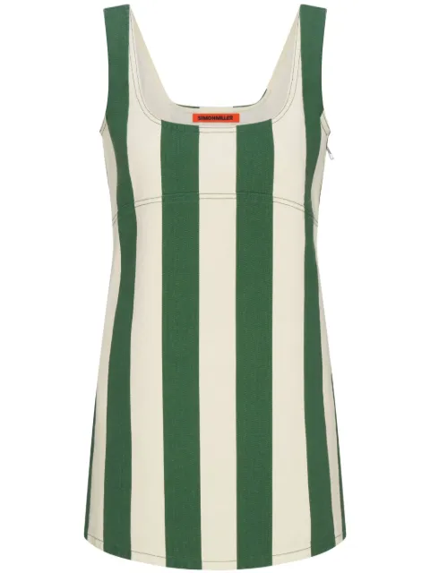 Simon Miller Sahara striped denim dress Green W44441114
