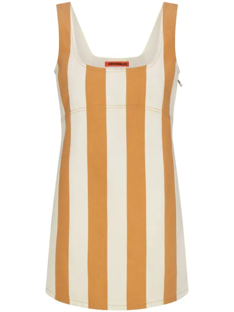 Simon Miller Sahara striped denim dress Neutrals W44441114